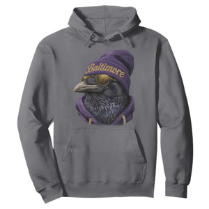 RF Football Lover Hoodie Vintage Maryland Edgar Allan Poe The Flock Game Day TS10 Charcoal Print Your Wear