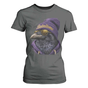 Baltimore T Shirt For Women Vintage Maryland Edgar Allan Poe Raven Game Day TS10 Dark Heather Print Your Wear