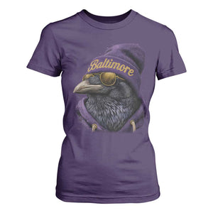 RF Football Lover T Shirt For Women Vintage Maryland Edgar Allan Poe The Flock Game Day TS10 Purple Print Your Wear