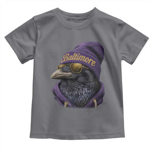 RF Football Lover Toddler T Shirt Vintage Maryland Edgar Allan Poe The Flock Game Day TS10 Charcoal Print Your Wear