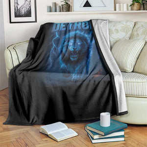 Retro Detroit Football Throw Blanket Love Lions Bootleg Vintage Rap Tee TS10 Print Your Wear