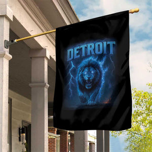 Retro Detroit Football Garden Flag Love Lions Bootleg Vintage Rap Tee TS10 Print Your Wear