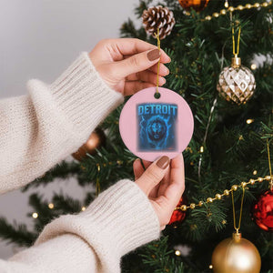 Retro Detroit Football Ceramic Ornament Love Lions Bootleg Vintage Rap Tee TS10 1pc Light Pink Print Your Wear