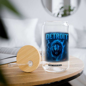 Retro Detroit Football Glass Can Love Lions Bootleg Vintage Rap Tee TS10 Print Your Wear