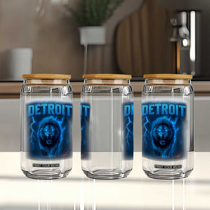 Retro Detroit Football Glass Can Love Lions Bootleg Vintage Rap Tee TS10 Print Your Wear