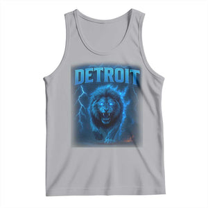 Retro Detroit Football Tank Top Love Lions Bootleg Vintage Rap Tee TS10 Athletic Heather Print Your Wear