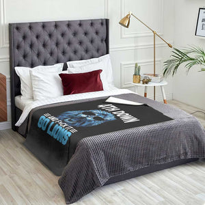 4th Down F*ck It Go Lions Throw Blanket Funny Bold Game Day TS10 Print Your Wear