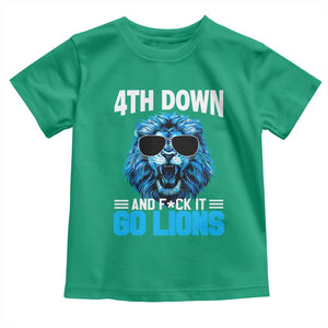 4th Down F*ck It LF Toddler T Shirt Funny Bold Game Day TS10 Irish Green Print Your Wear
