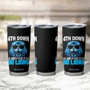 4th Down F*ck It LF Tumbler Cup Funny Bold Game Day TS10 Print Your Wear