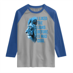 I Liked The LF Before It Was Cool Raglan Shirt Vintage Rap Tee TS10 Sport Gray Royal Print Your Wear