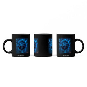 Vintage Classic Blue Lion Bootleg Graphic Coffee Mug TS10 Print Your Wear
