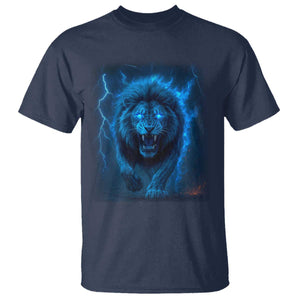 Vintage Classic Blue Lion Bootleg Graphic T Shirt TS10 Navy Print Your Wear