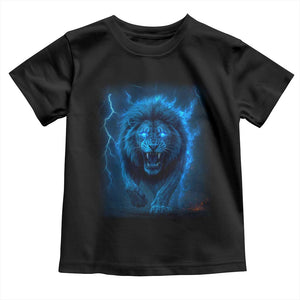 Vintage Classic Blue Lion Bootleg Graphic Toddler T Shirt TS10 Black Print Your Wear