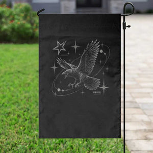 Raven Crow Y2k Garden Flag Gothic Cyber Sigilism Occult Dark Academia Black Bird Graphic