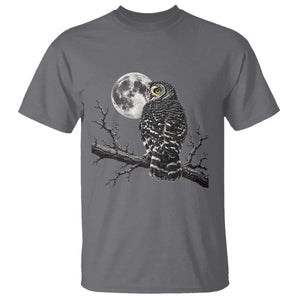 Owl Full Moon Graphic T Shirt Vintage Dark Academia Bird