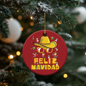 Mexico Xmas Christmas Ornament Feliz Navidad Sombrero TS10 Print Your Wear