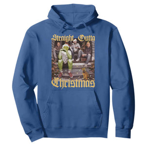 Humorous Trump Christmas Hoodie Straight Outta Xmas Movie TS10 Royal Blue Print Your Wear