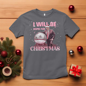 Funny Christmas Trump T Shirt I'll Be Home for Xmas Gifts TS10 Charcoal Print Your Wear