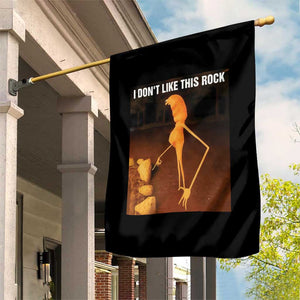 Marcus The Worm Christmas Garden Flag I Don't Like This Rock Funny Meme TS10 Print Your Wear