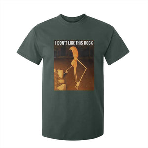 Marcus The Worm Christmas T Shirt For Kid I Don't Like This Rock Funny Meme TS10 Dark Forest Green Print Your Wear