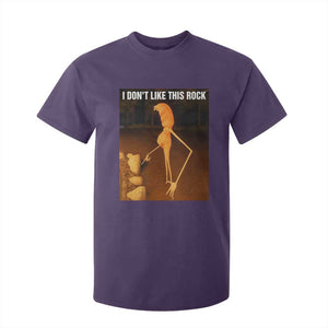 Marcus The Worm Christmas T Shirt For Kid I Don't Like This Rock Funny Meme TS10 Purple Print Your Wear