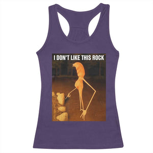 Marcus The Worm Christmas Racerback Tank Top I Don't Like This Rock Funny Meme TS10 Purple Print Your Wear