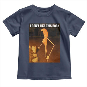 Marcus The Worm Christmas Toddler T Shirt I Don't Like This Rock Funny Meme TS10 Navy Print Your Wear