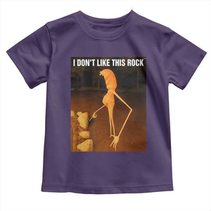 Marcus The Worm Christmas Toddler T Shirt I Don't Like This Rock Funny Meme TS10 Purple Print Your Wear