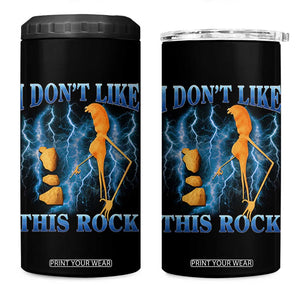 Funny Christmas Marcus The Worm 4 in 1 Can Cooler Tumbler I Don't Like This Rock Brain Rot TS10 One Size: 16 oz Black Print Your Wear