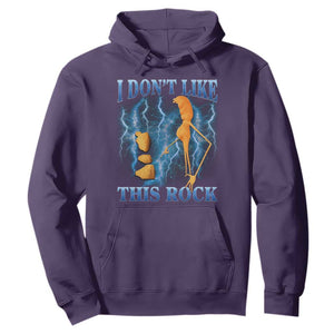 Funny Christmas Marcus The Worm Hoodie I Don't Like This Rock Brain Rot TS10 Purple Print Your Wear
