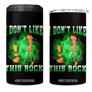 Funny Marcus The Worm 4 in 1 Can Cooler Tumbler I Don't Like This Rock Brain Rot TS10 One Size: 16 oz Black Print Your Wear