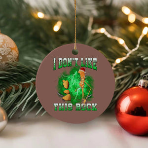 Funny Marcus The Worm Ceramic Ornament I Don't Like This Rock Brain Rot TS10 1pc Mocha Print Your Wear