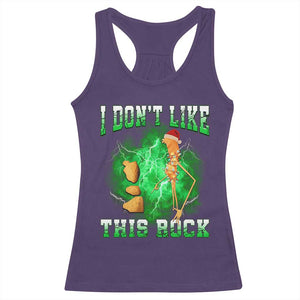 Funny Marcus The Worm Racerback Tank Top I Don't Like This Rock Brain Rot TS10 Purple Print Your Wear