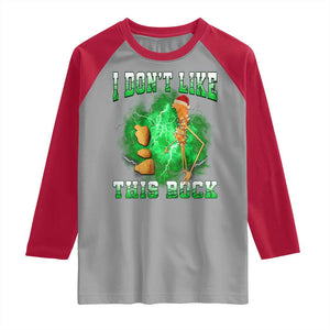 Funny Marcus The Worm Raglan Shirt I Don't Like This Rock Brain Rot TS10 Sport Gray Red Print Your Wear