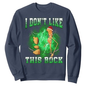 Funny Marcus The Worm Sweatshirt I Don't Like This Rock Brain Rot TS10 Navy Print Your Wear