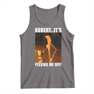 Marcus The Worm Meme Tank Top Robert Its Pissing Me Off TS10 Deep Heather Print Your Wear
