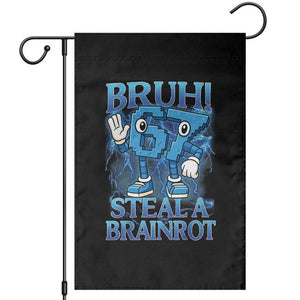 Bruh 6 7 Steal a Brainrot Garden Flag 6-7 Funny Brainrot Meme Six Seven Bootleg TS10 Black Print Your Wear