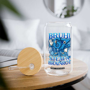 Bruh 6 7 Steal a Brainrot Glass Can 6-7 Funny Brainrot Meme Six Seven Bootleg TS10 Print Your Wear