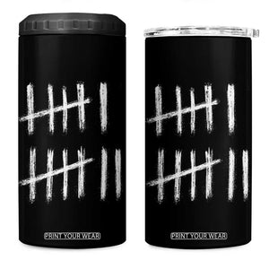 Funny Six Seven 67 Meme 4 in 1 Can Cooler Tumbler Tally Marks 6 7 Numbers Gen Alpha Slang TS10 One Size: 16 oz Black Print Your Wear