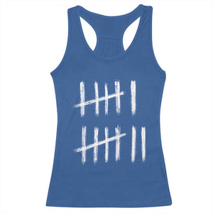 Funny Six Seven 67 Meme Racerback Tank Top Tally Marks 6 7 Numbers Gen Alpha Slang TS10 Royal Blue Print Your Wear