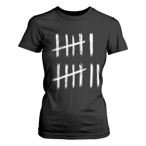 Funny Six Seven 67 Meme T Shirt For Women Tally Marks 6 7 Numbers Gen Alpha Slang TS10 Black Print Your Wear