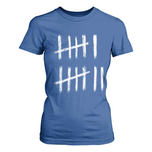 Funny Six Seven 67 Meme T Shirt For Women Tally Marks 6 7 Numbers Gen Alpha Slang TS10 Royal Blue Print Your Wear