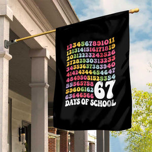 67 Days of School Garden Flag Funny Six Seven Meme Teacher Student Gen Alpha Slang TS10 Print Your Wear