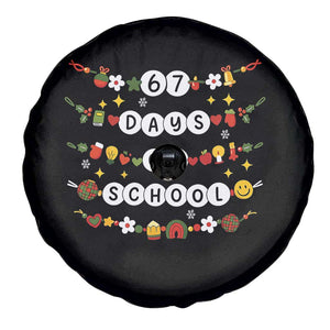 Christmas 67 Days of School Spare Tire Cover Bracelets 6 7 Teacher Student Funny Six Seven Meme Slang TS10 Print Your Wear
