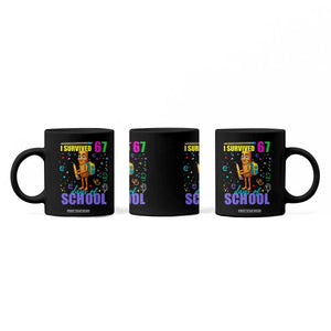 Tung Tung Tung Sahur I Survived 67 Days of School Coffee Mug Funny Six Seven 6 7 Meme Teacher Student TS10 Print Your Wear