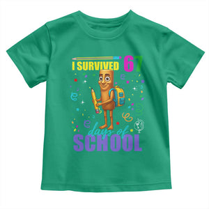 Tung Tung Tung Sahur I Survived 67 Days of School Toddler T Shirt Funny Six Seven 6 7 Meme Teacher Student TS10 Irish Green Print Your Wear