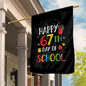 67 Days of School Garden Flag Happy 67th Day Of School Teachers Student Meme TS10 Print Your Wear
