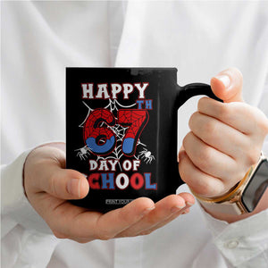 Happy 67th Day Of School Coffee Mug Boys Girls Spider 67 Days TS10 Print Your Wear