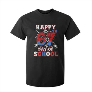 Happy 67th Day Of School T Shirt For Kid Boys Girls Spider 67 Days TS10 Black Print Your Wear