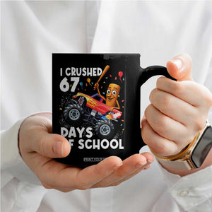 67 Days of School Monster Truck Coffee Mug 67th Day Boys Tung Tung Tung Sahur TS10 Print Your Wear